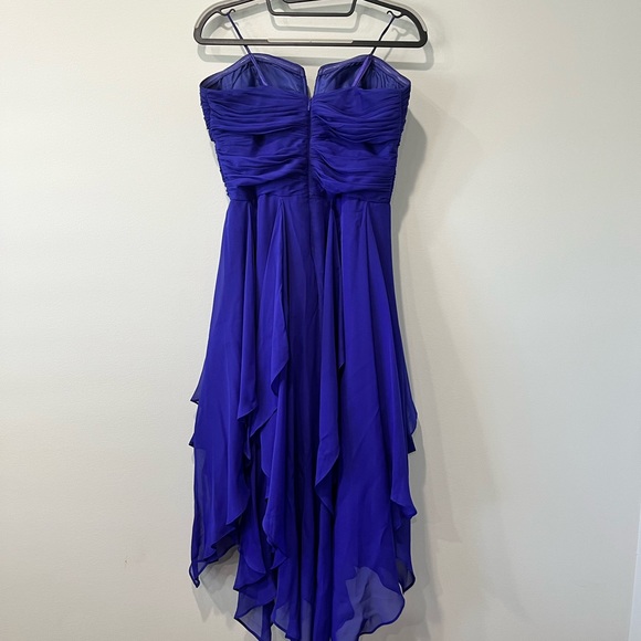 Le Château High/Low Strapless Dress, Size 10 - Picture 4 of 8